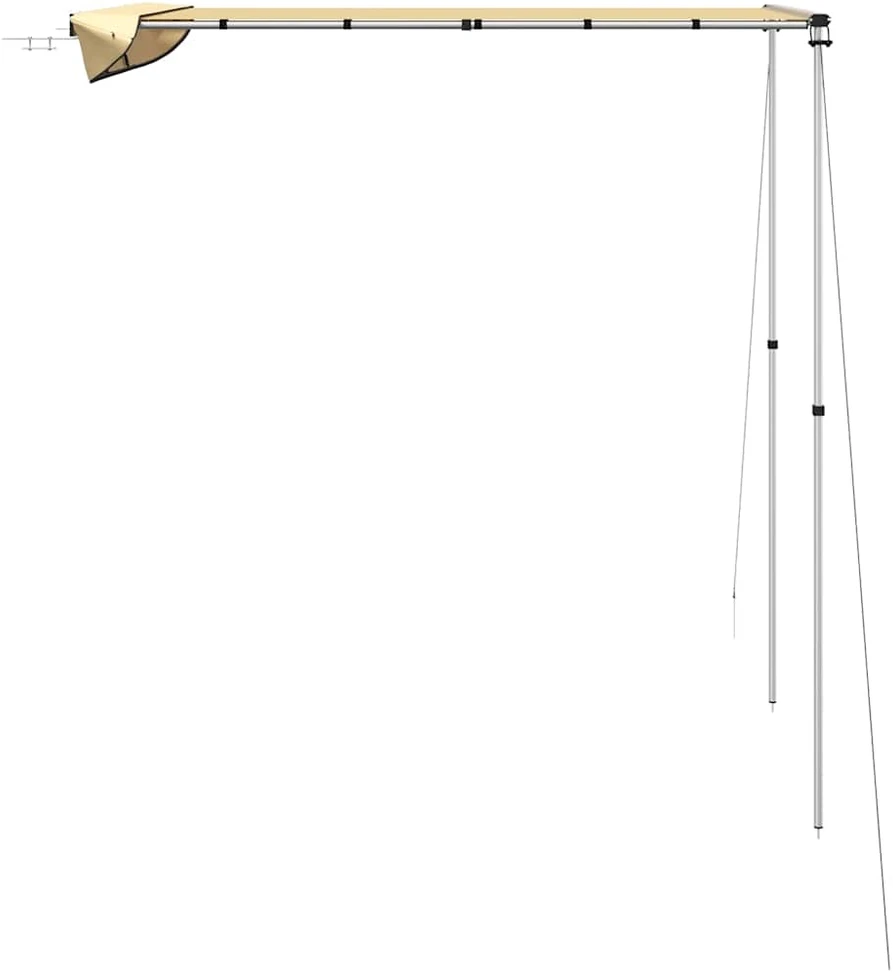 Markizė nameliui ant ratų, smėlio spalvos, 1,8x2x2,15m