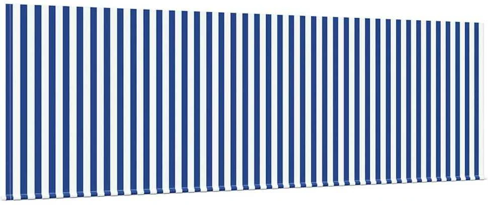 Ištraukiama markizė Mėlyna ir balta 350 x 200 cm
