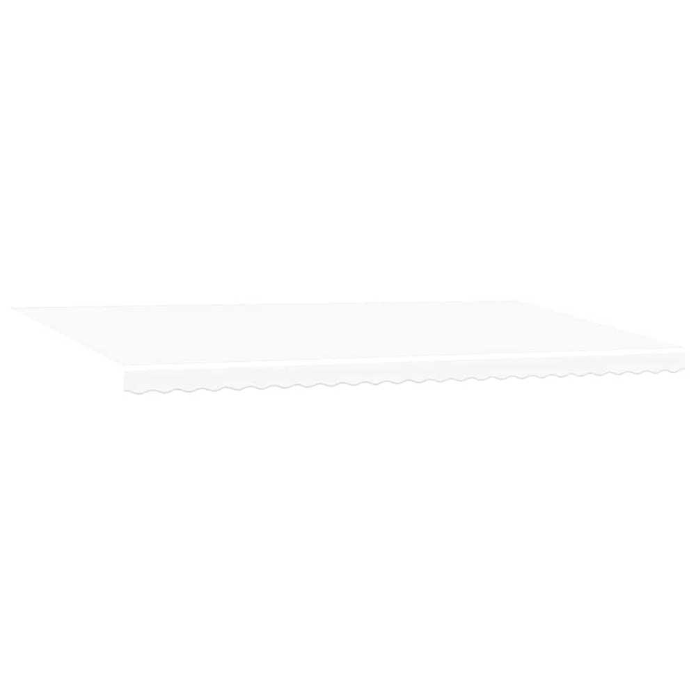 Ištraukiama markizė Balta 600 × 350 cm Audinys ir aliuminis