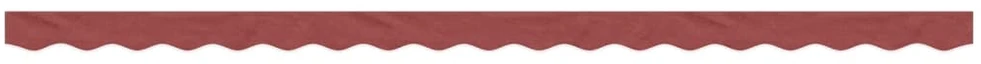Pakaitinis audinys markizės apsiuvui, bordo spalvos dryžuotas, 430x20 cm