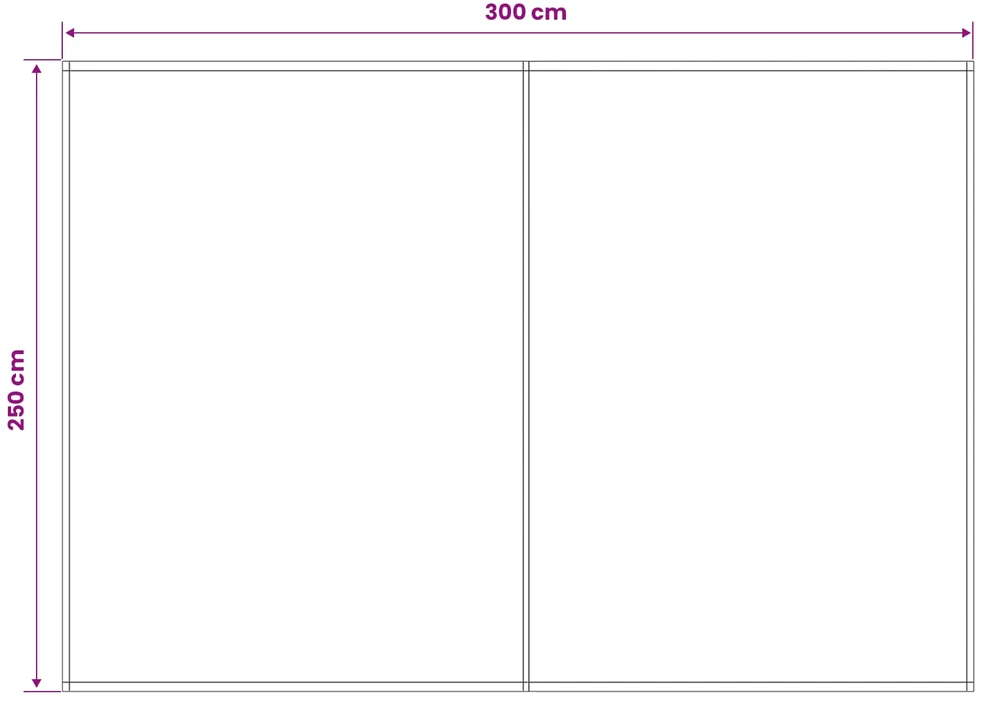 Markizės pakaitinis audinys Antracito 300 x 250 cm Poliesteris