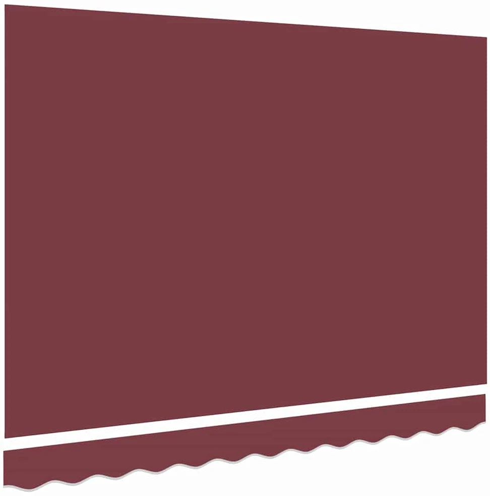 Atsarginis markizės audinys, skirtas 3,5x2 m Bordo raudona