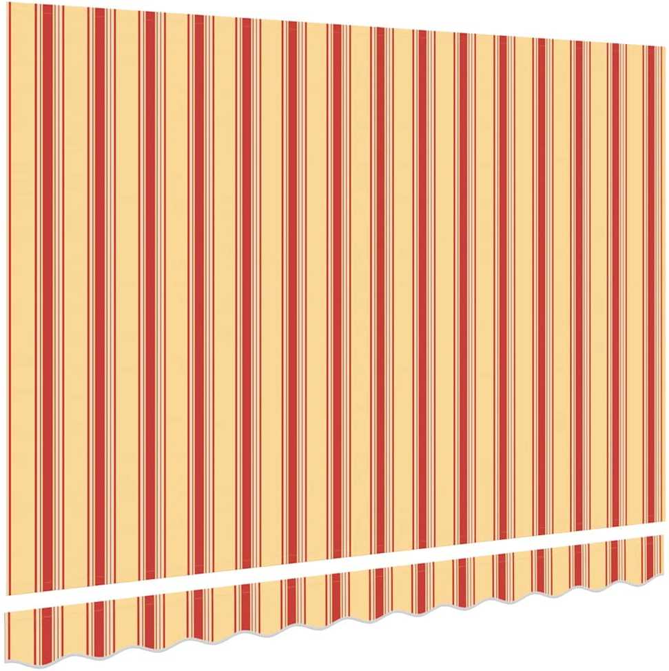 Markizės pakaitinis audinys Geltona ir Oranžinė 235 x 195 cm