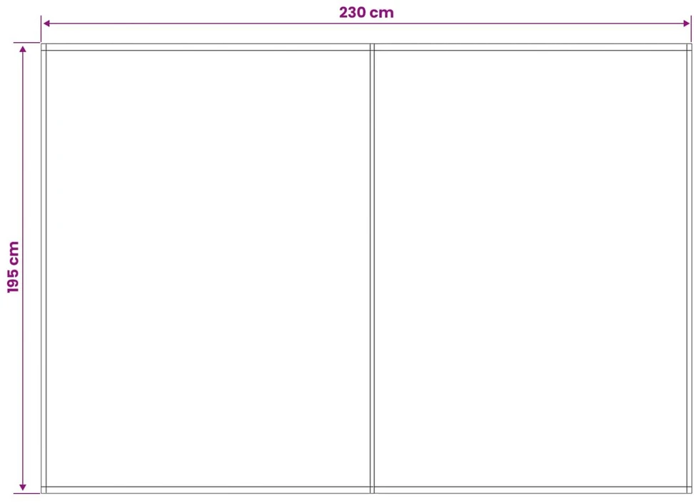 Markizės pakaitinis audinys Įvairiaspalvis 250 x 200 cm