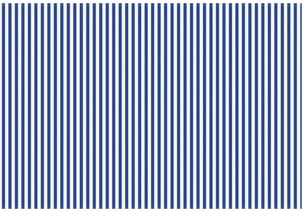 Markizės pakaitinis audinys Mėlyna ir balta 350 x 200 cm