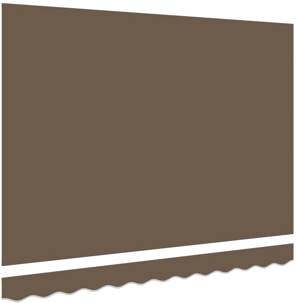 Markizės pakaitinis audinys Taupe 236 x 195 cm Poliesteris