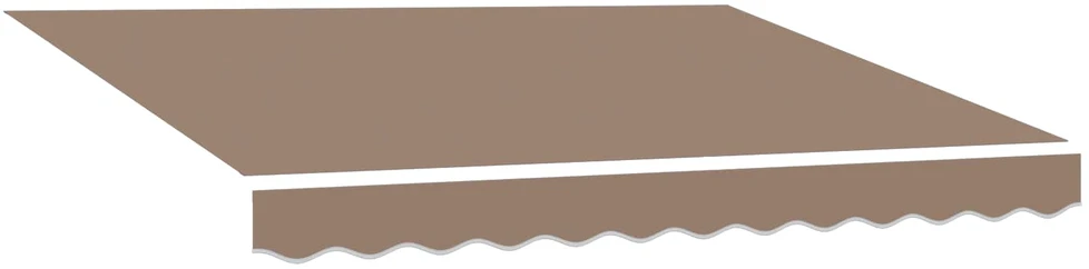 Atsarginis markizės audinys, skirtas 4,5x3.5 m Taupe