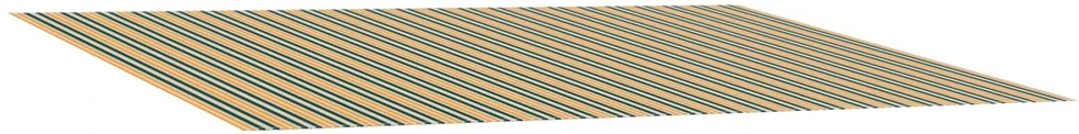 Markizės pakaitinis audinys Žalia ir geltona 600 × 300 cm