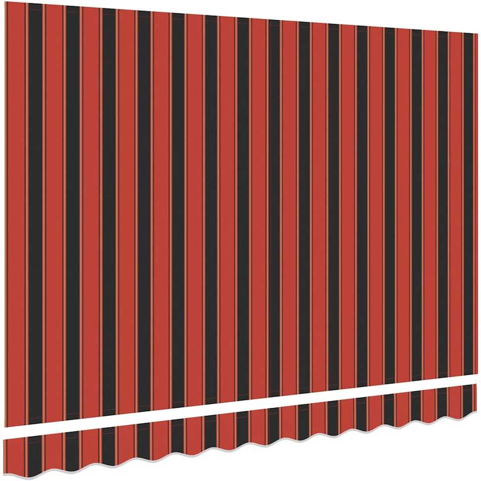 Markizės pakaitinis audinys Oranžinė ir ruda 330 x 195 cm