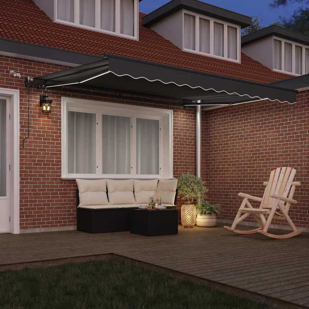 Elektrinis markizės rėmas su LED ir jutikliu 3 x 2,5 m