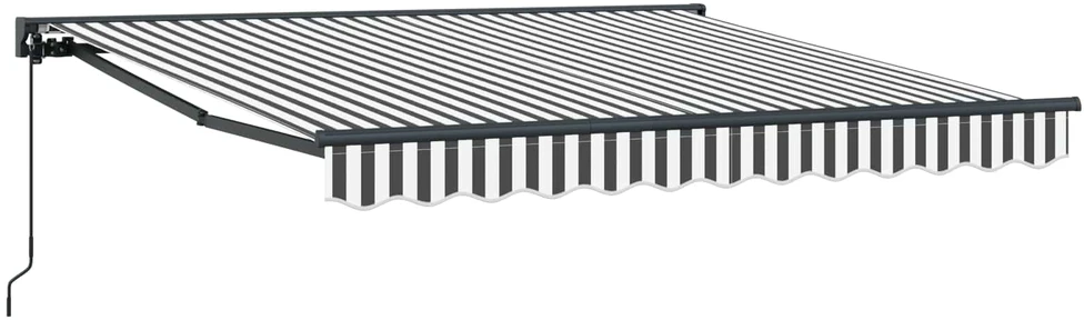 Markizės rėmas Antracito ir baltos 300 x 250 cm