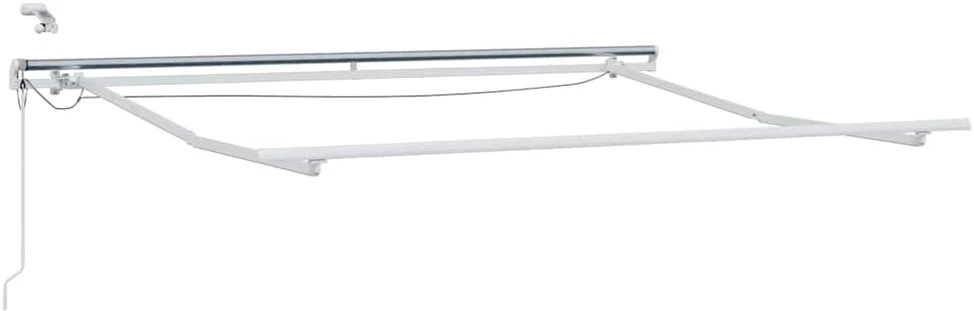 Elektrinis markizės rėmas su LED ir jutikliu 3,5 x 2,5 m Balta