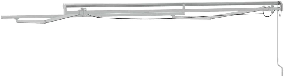 Elektrinis markizės rėmas su LED ir jutikliu 3,5 x 2,5 m Balta