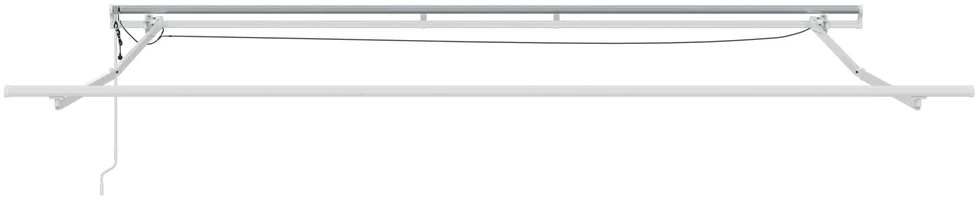 Elektrinis markizės rėmas su LED ir jutikliu 4 x 3,5 m Balta