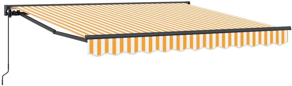 Markizės rėmas Geltona ir balta 300 x 250 cm
