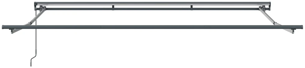 Markizės rėmas Geltona ir balta 350 x 250 cm