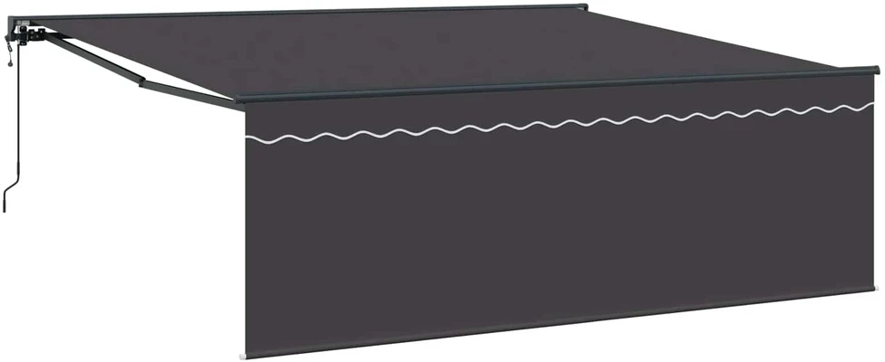 Markizės rėmas Geltona ir balta 350 x 250 cm