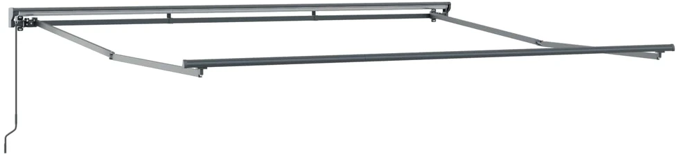 Markizės rėmas Geltona ir balta 350 x 250 cm