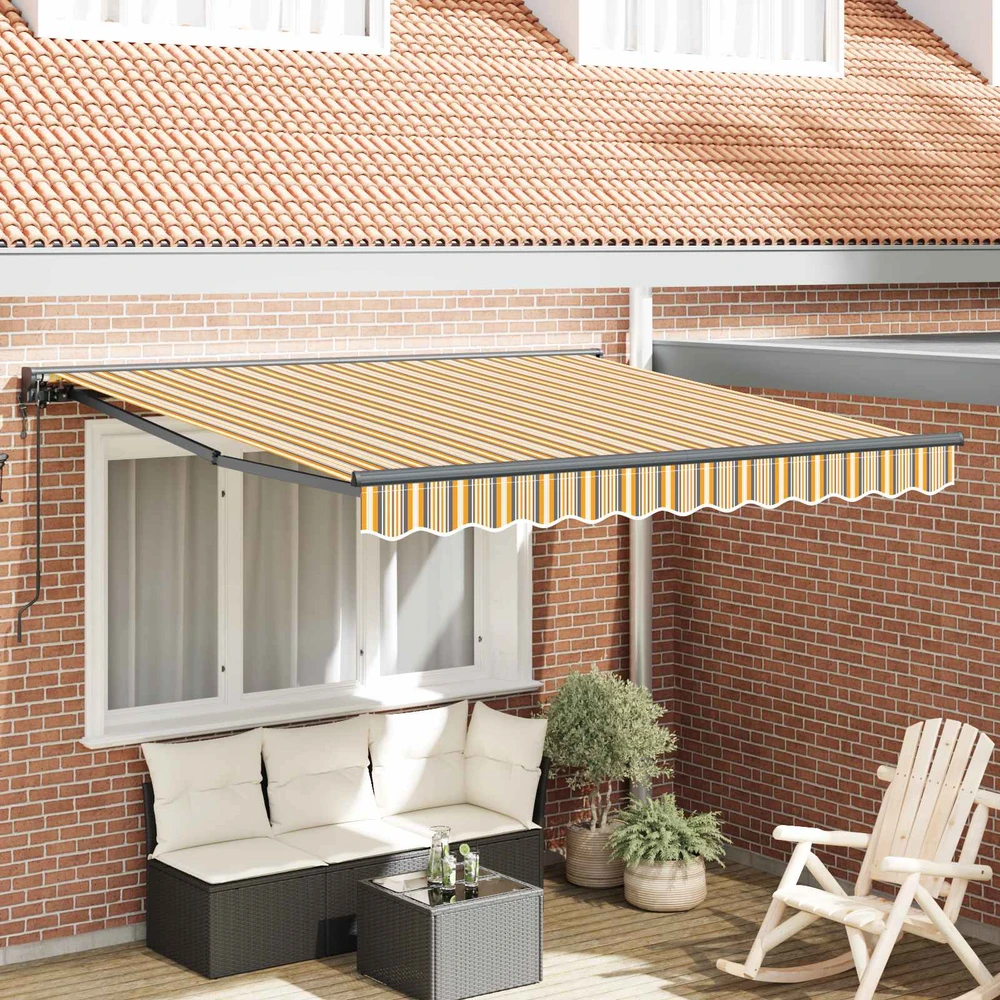 Markizės rėmas Geltonas ir Pilkas 300 x 250 cm