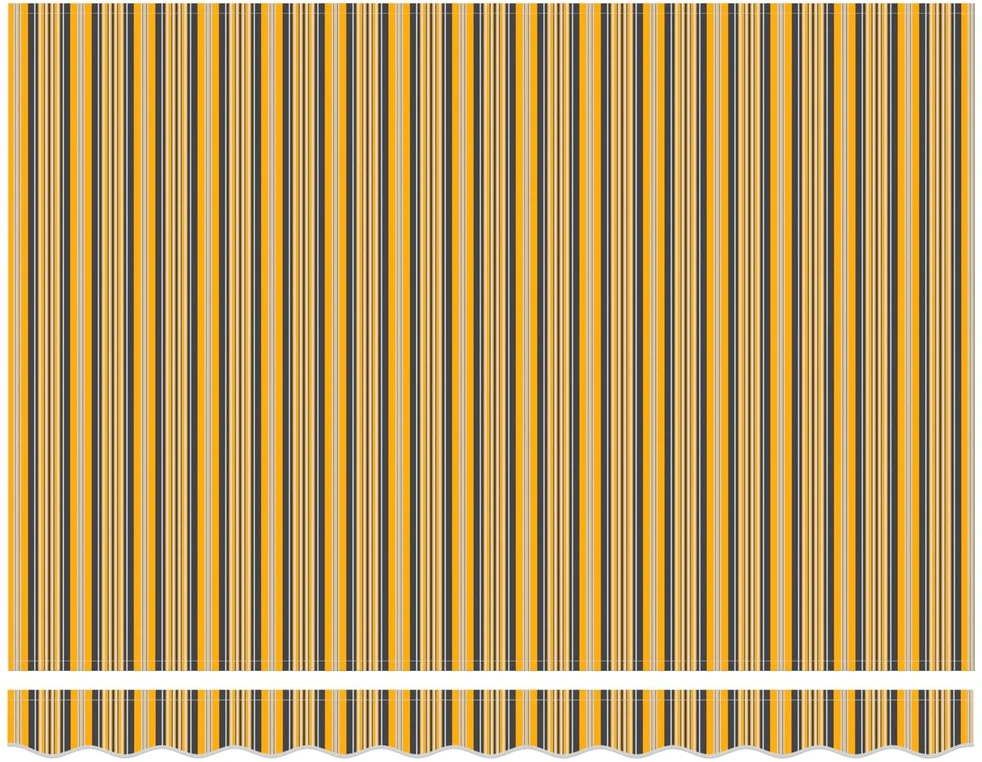 Markizės rėmas Geltonas ir Pilkas 300 x 250 cm