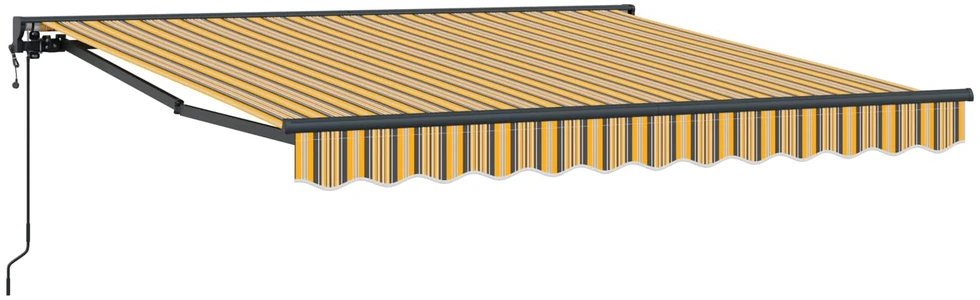 Markizės rėmas Geltonas ir Pilkas 350 x 250 cm