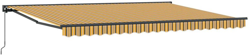 Markizės rėmas Geltonas ir Pilkas 450 × 300 cm