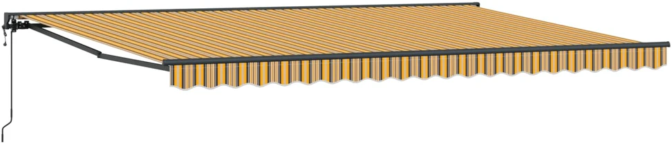 Markizės rėmas Geltonas ir Pilkas 500 × 300 cm