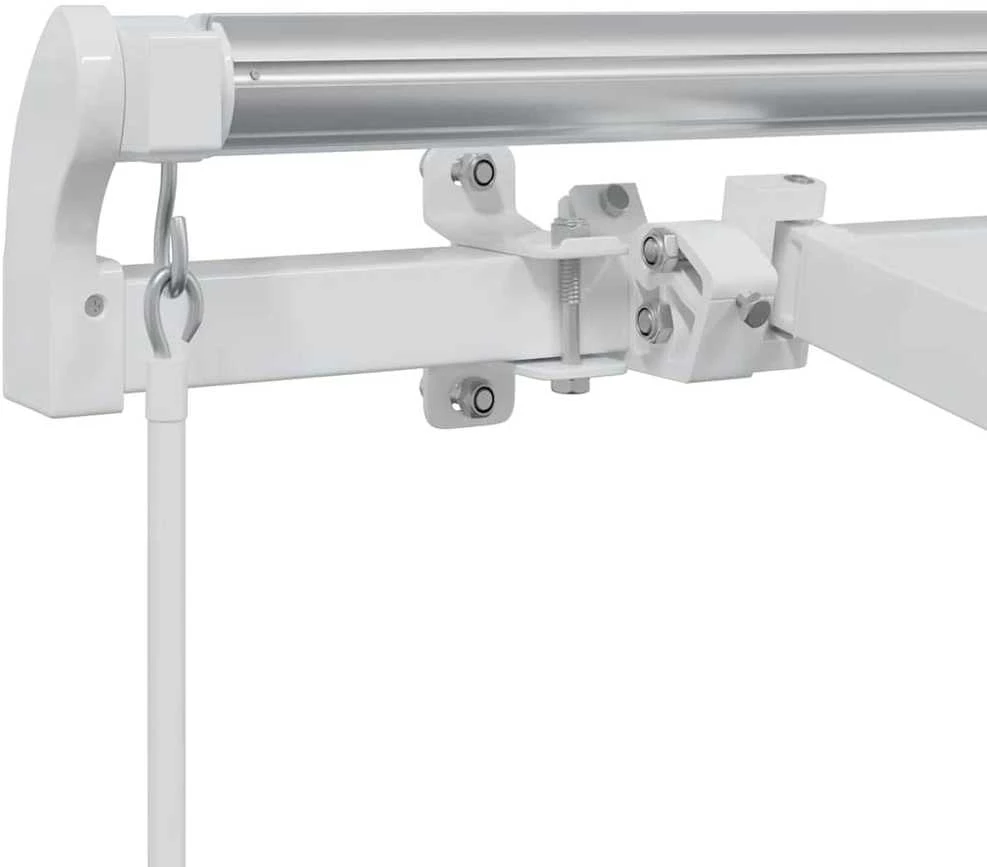 Markizės rėmas Balta 4 x 2 m Metalas