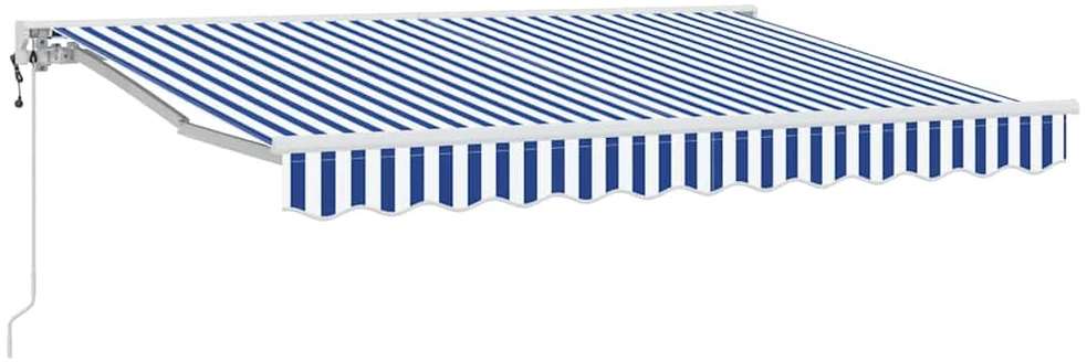 Markizės rėmas Mėlyna ir balta 250 x 200 cm