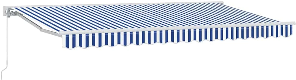 Markizės rėmas Mėlyna ir balta 350 x 200 cm