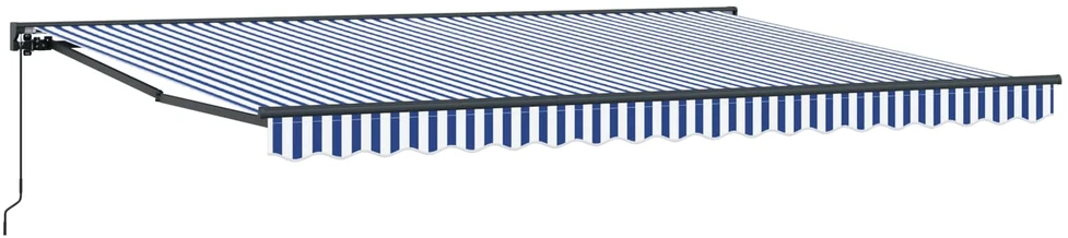 Markizės rėmas Mėlyna ir balta 450 × 300 cm