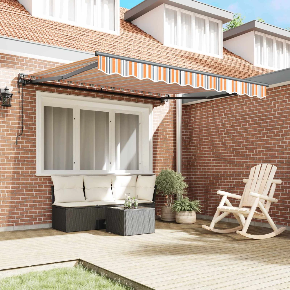 Markizės rėmas Mėlynas ir Oranžinis 350 x 250 cm