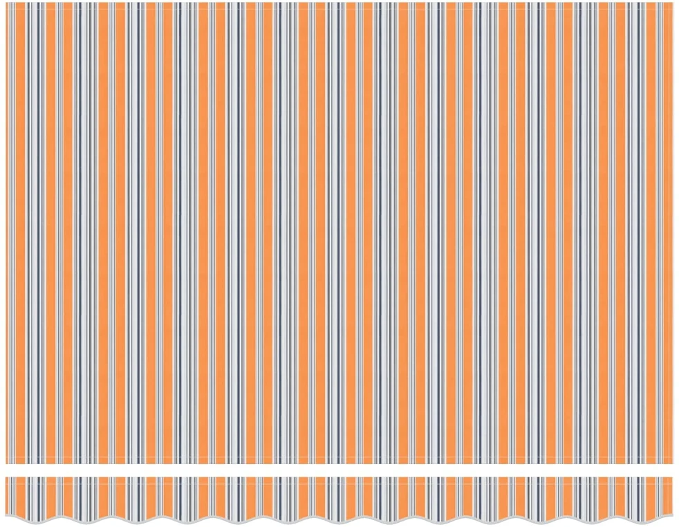 Markizės rėmas Mėlynas ir Oranžinis 350 x 250 cm
