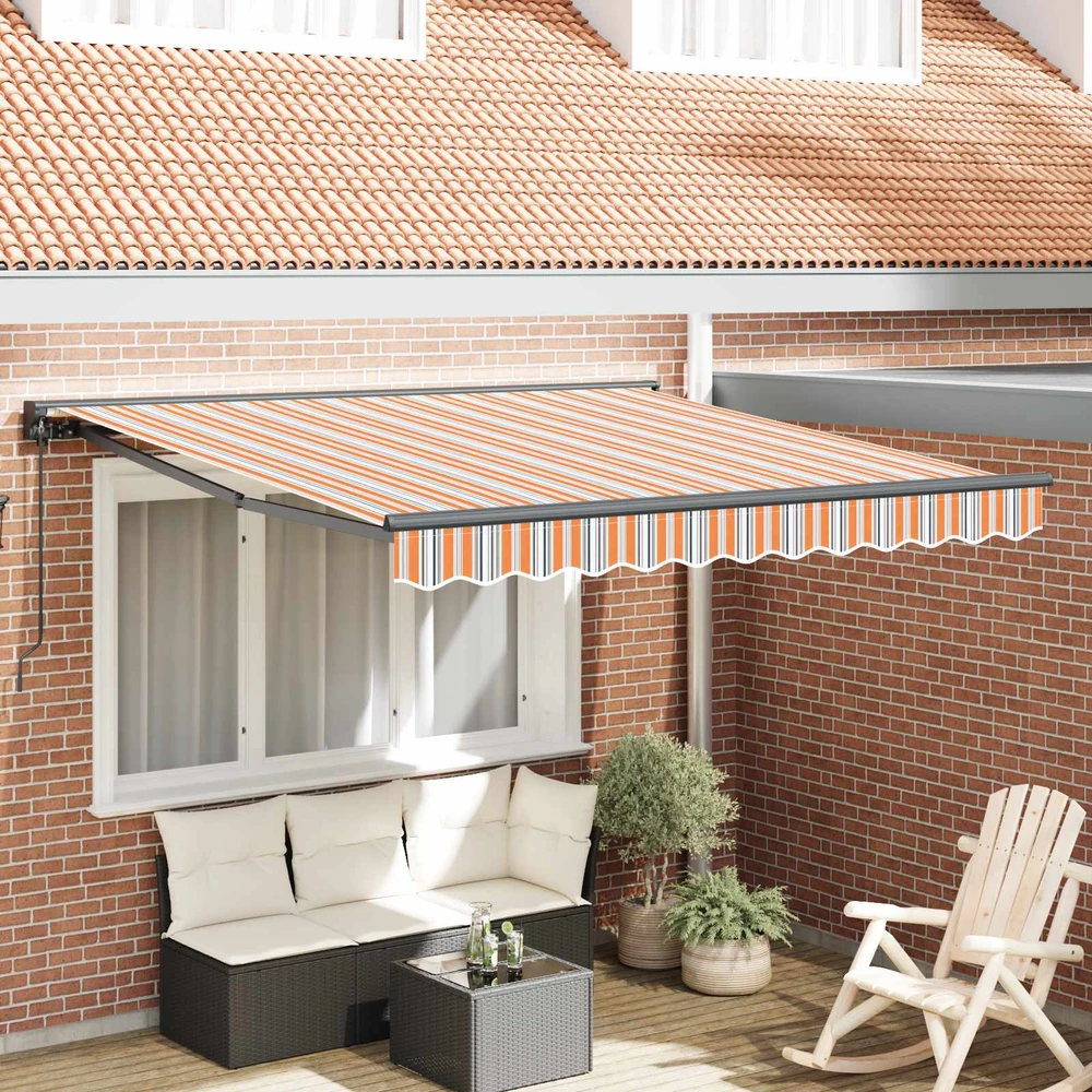 Markizės rėmas Mėlynas ir Oranžinis 350 x 250 cm