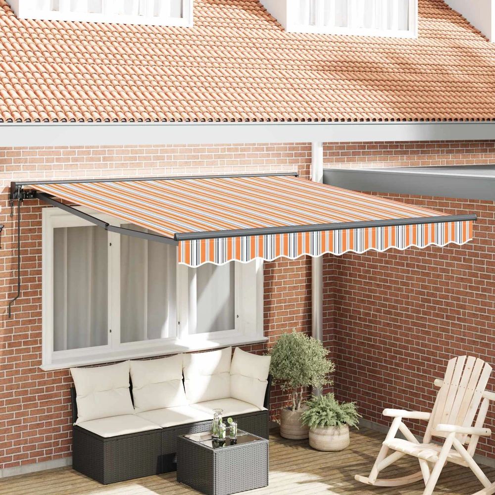 Markizės rėmas Mėlynas ir Oranžinis 350 x 250 cm