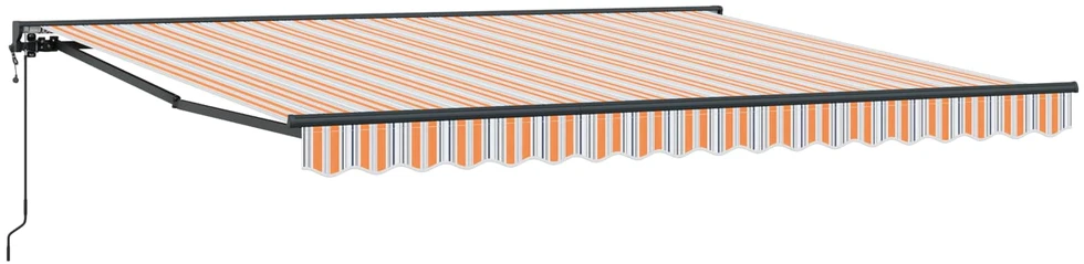 Markizės rėmas Mėlynas ir Oranžinis 400 × 300 cm