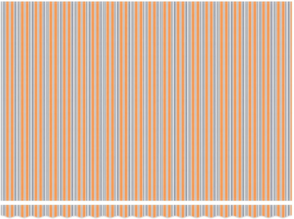 Markizės rėmas Mėlynas ir Oranžinis 450 × 300 cm