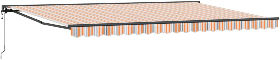 Markizės rėmas Mėlynas ir Oranžinis 500 × 300 cm