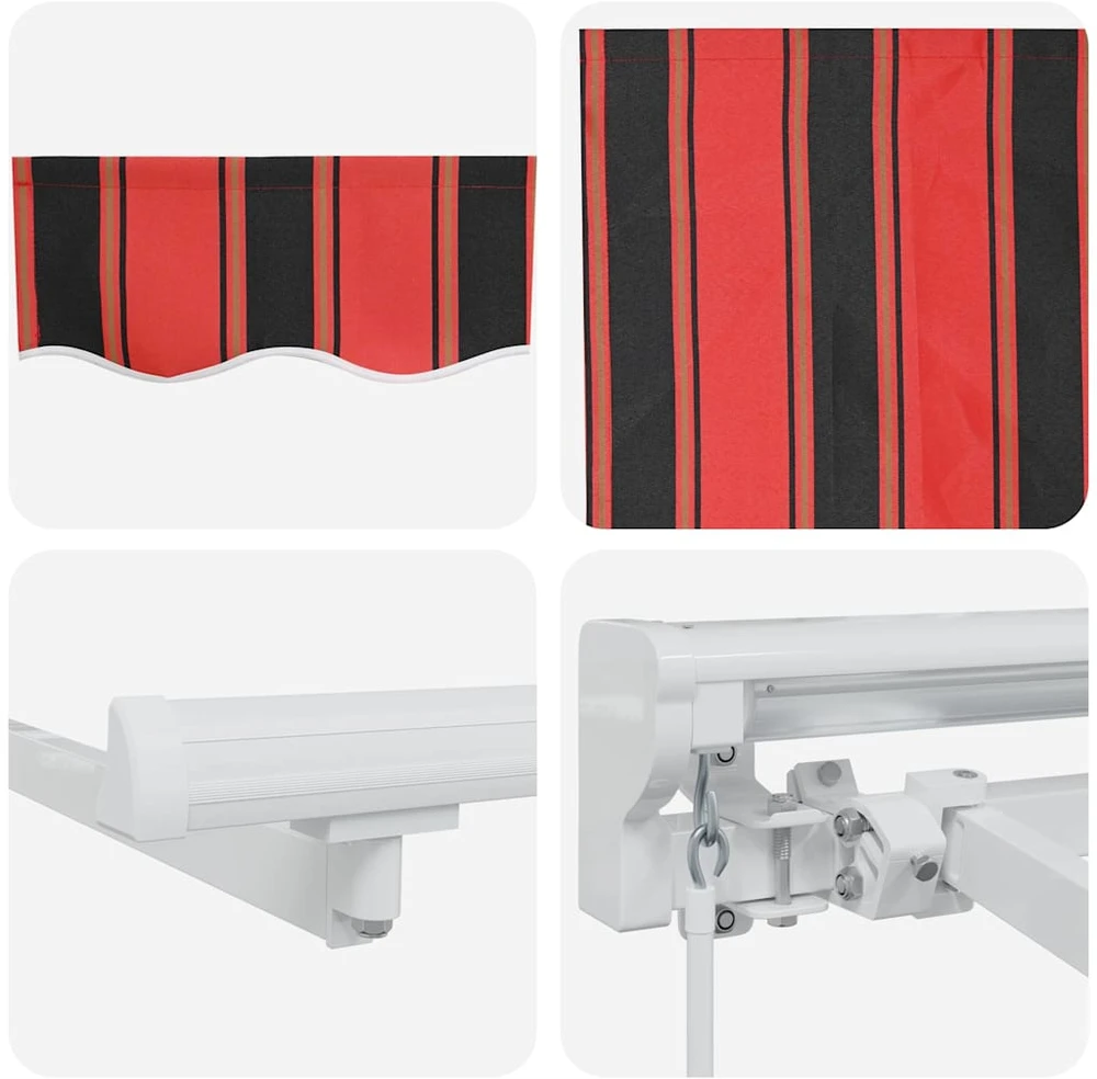 Markizės rėmas Oranžinis ir Juodas 350 x 200 cm