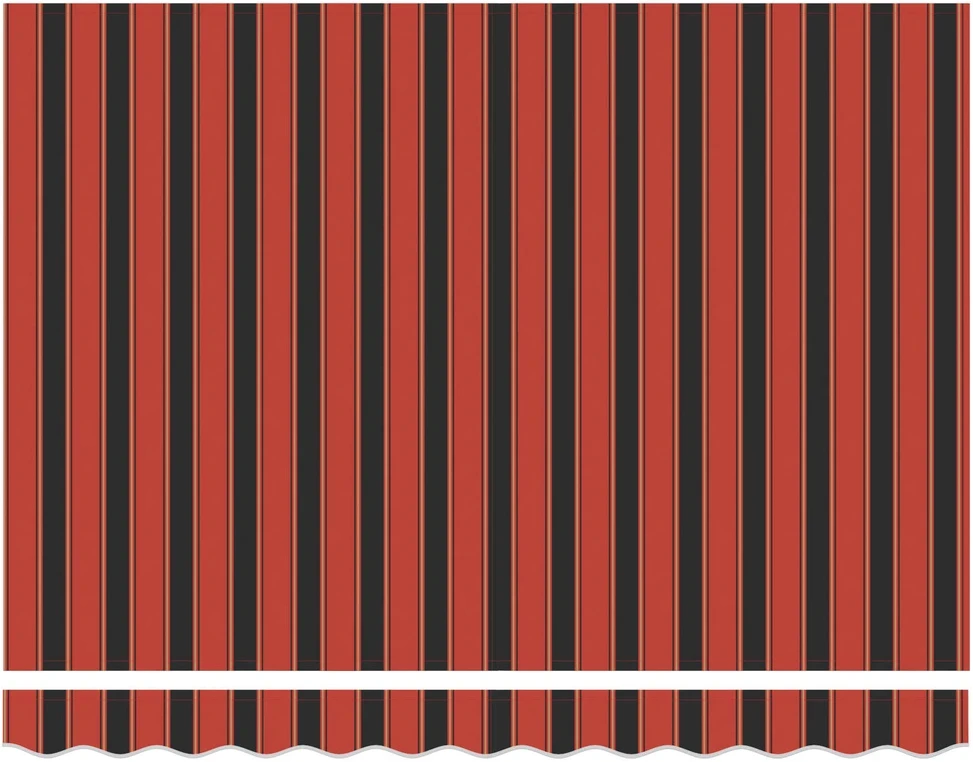 Markizės rėmas Oranžinis ir Juodas 350 x 250 cm