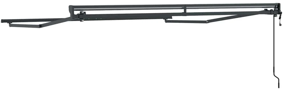 Markizės rėmas Reguliuojamas Antracitas 3 x 2,5 m Plienas
