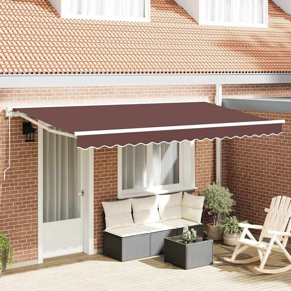 Markizės rėmas Ruda 400 x 200 cm Poliesteris su PU danga