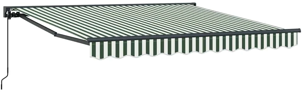 Markizės rėmas Žalia ir balta 350 x 250 cm