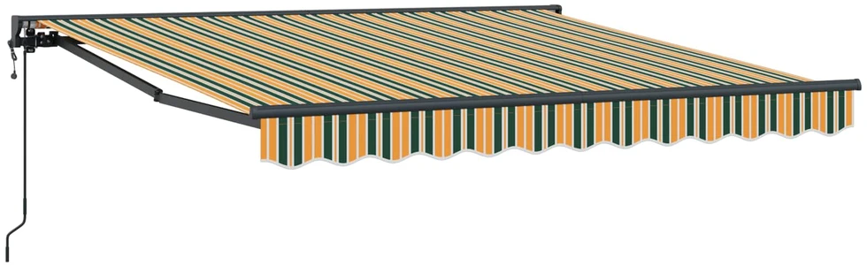 Markizės rėmas Žalia ir geltona 300 x 250 cm