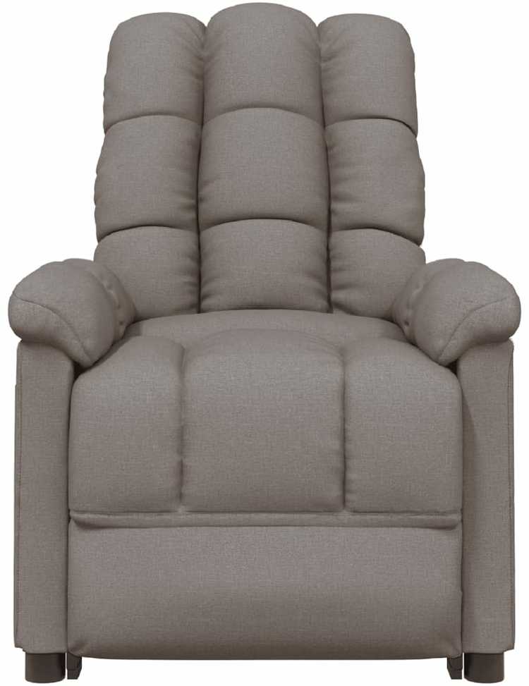 Masažinis krėslas, taupe spalvos, audinys