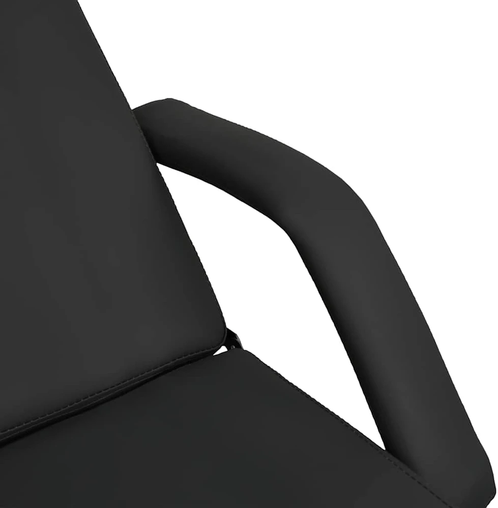 Masažinis stalas, juodos spalvos, 180x62x(87-112)cm
