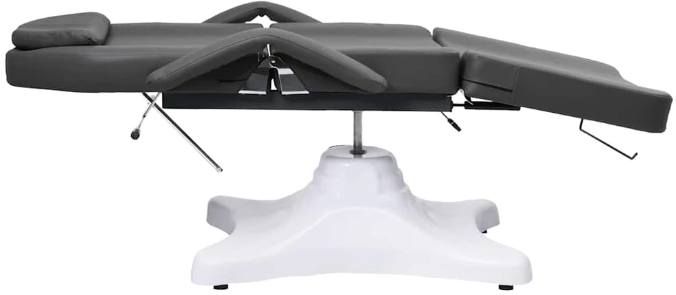 Masažinis stalas, pilkos spalvos, 180x62x(86,5-118)cm