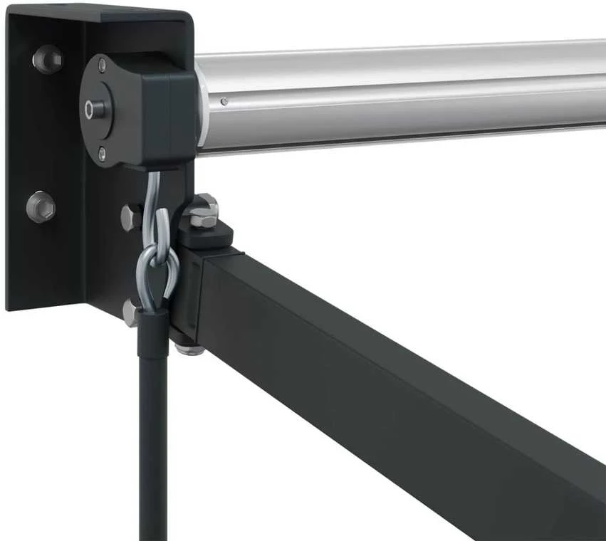 Mechaninis traukiamas markizės rėmas Antracitas 3 x 2 m