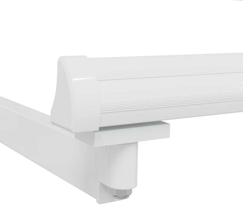 Mechaninis traukiamas markizės rėmas Baltas 4 x 2 m Aliuminis