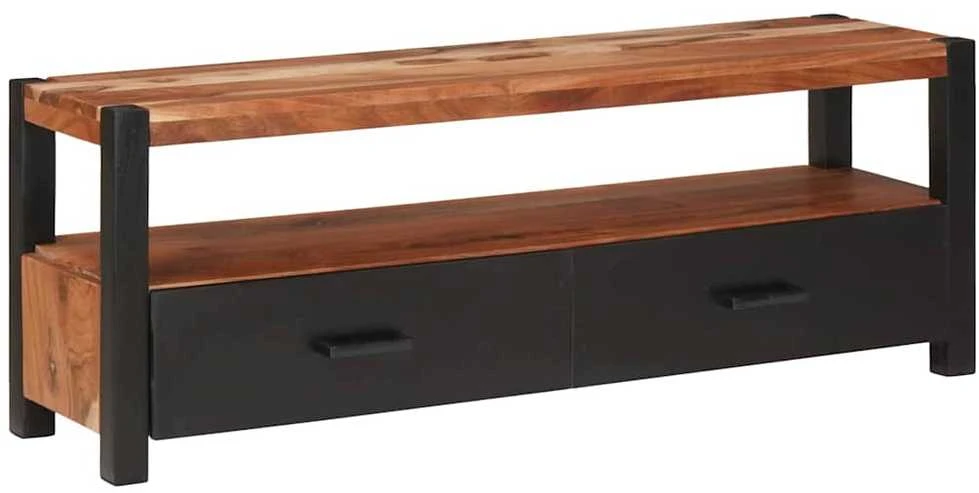 Medijos spintelė Ruda 110 x 30 x 40 cm Kietos akacijos mediena